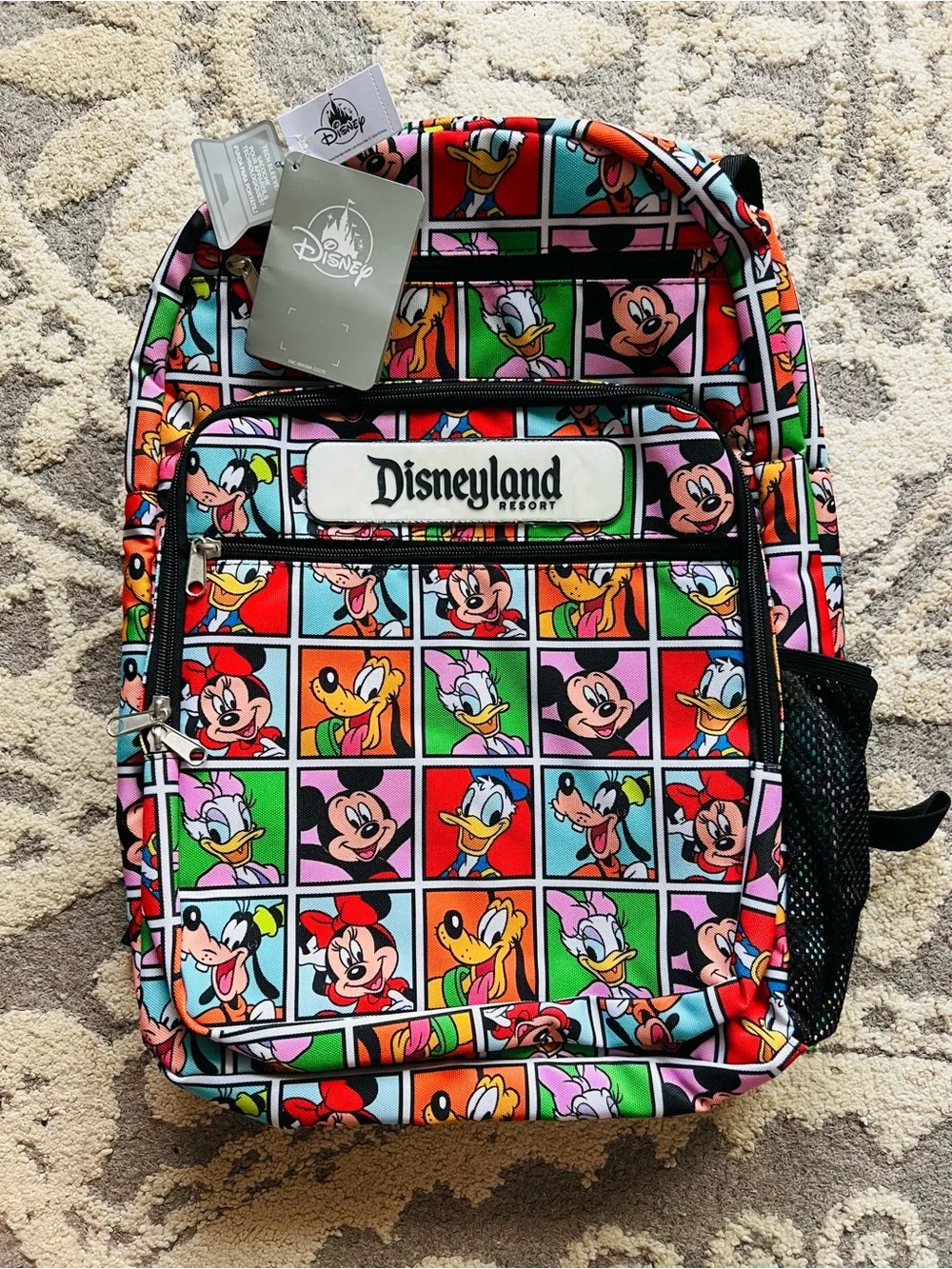 NWT❤️Disneyland Resort Minnie Mouse Friends Large Backpack— White/Black/Red